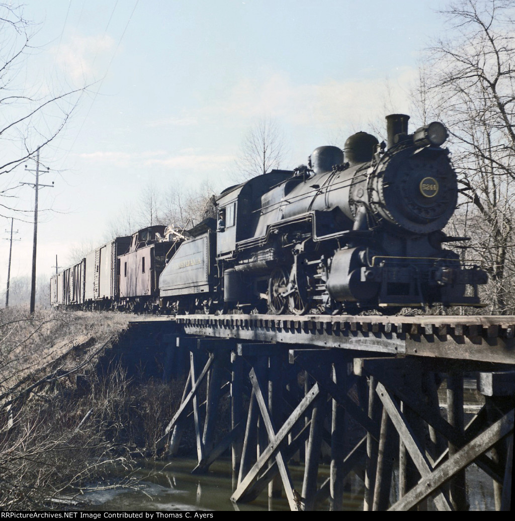 PRR 5244, B-6SB, 1956